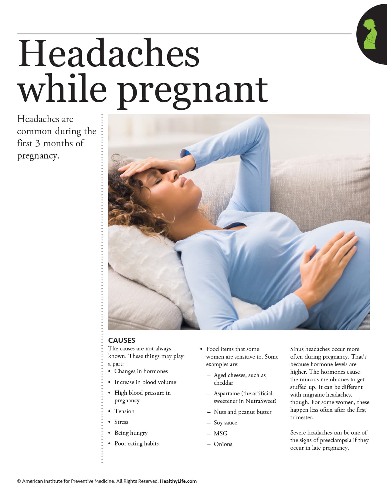 Headaches While Pregnant